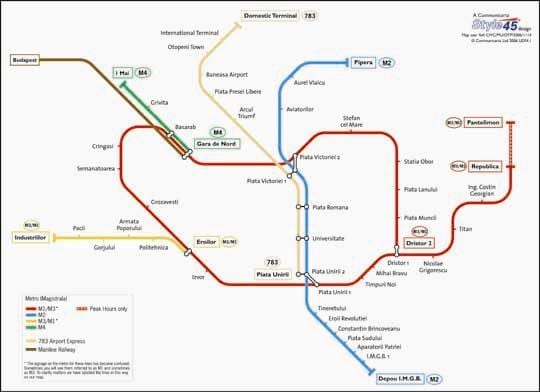 Mapa de bucarest bus 