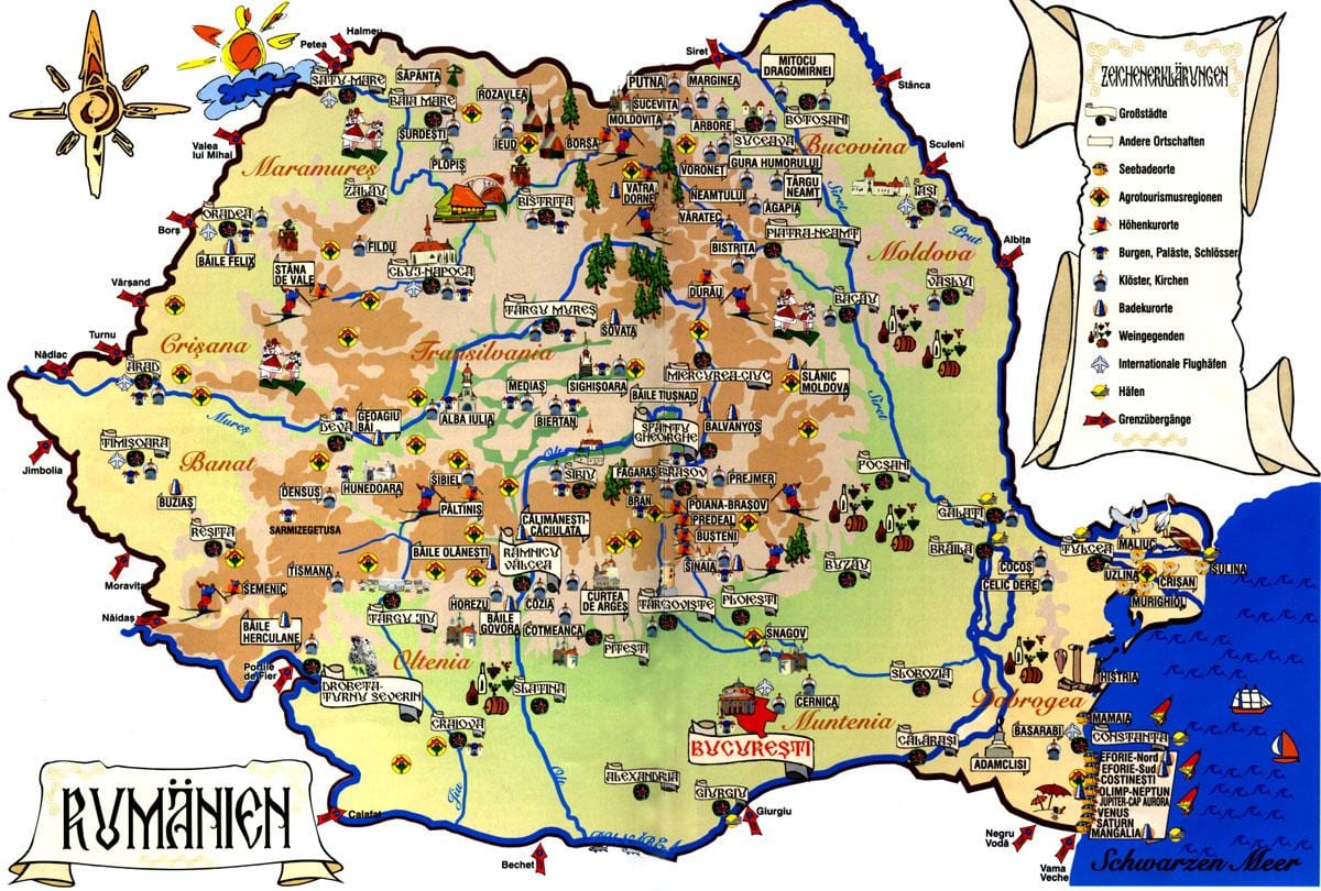 bucarest mapa turístic