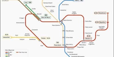 Mapa de bucarest bus 