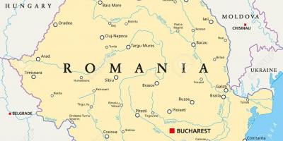 Mapa de bucarest romania