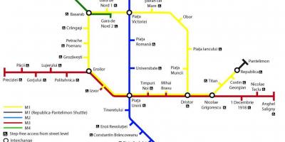 Mapa de bucarest transport públic 